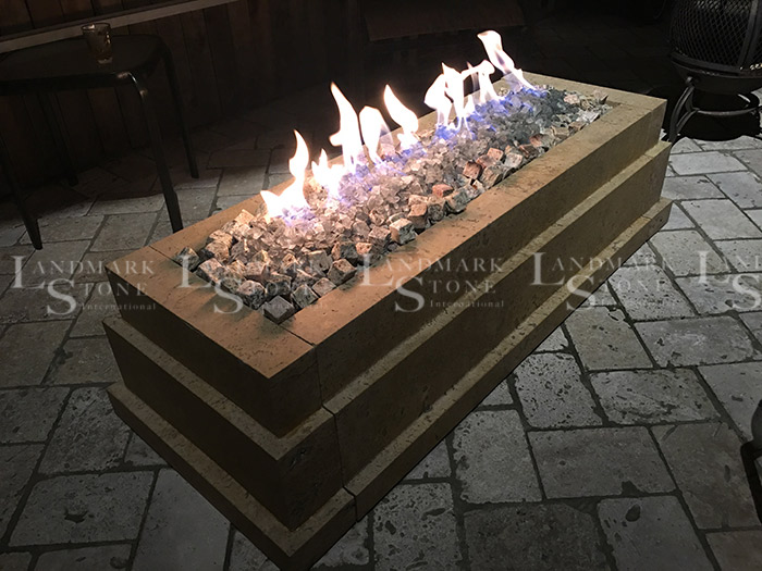 Carved-Gold-Travertine-Fire-Pit