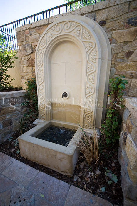 Hand-Carved-Limestone-Fountain